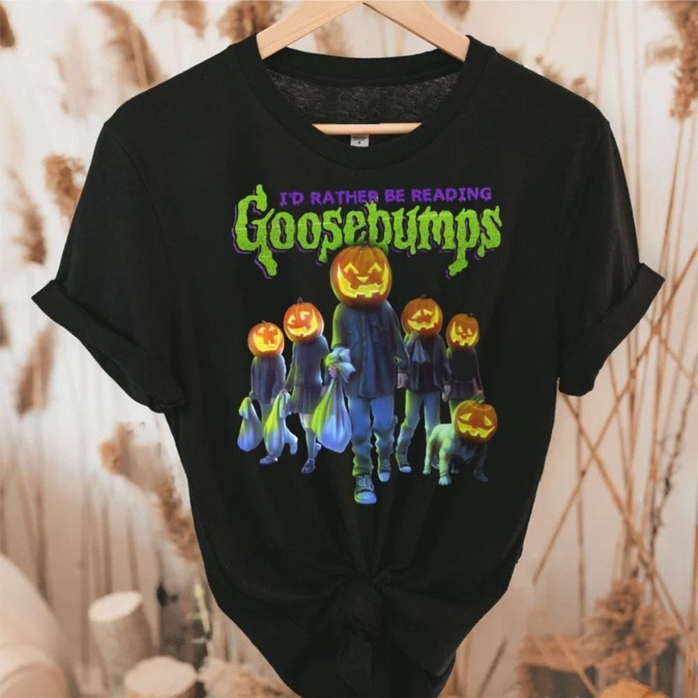 Reading Goosebumps Shirt, Funny Book Lover Tee For Reading And Horror Fans 05
